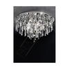 Jazzy Medium 5 Light Ceiling Fitting in Polished Chrome with Crystal Decoration