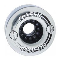 Kryptonics Longboard Wheels Classic K - Clear - 80mm/80a