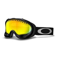 Oakley A Frame Goggle - Jet Black - Fire Iridium Lens