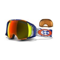 Oakley Airbrake - X Weave Neon Orange - Fire Iridium Lens
