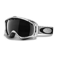 Oakley Crowbar Goggle - Snow White Factory Text - Dark Grey Lens