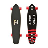 Z-Flex Kicktail Longboard - Red