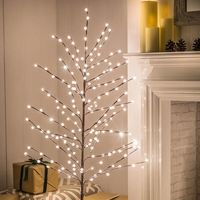 1.5M Warm White LED Berry Feature Tree - 180 Lights
