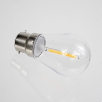 2W Warm White LED Festoon Bulb - Bayonet Cap