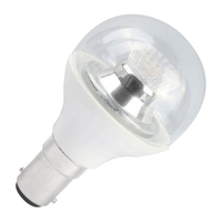 Bell 4W Warm White Dimmable LED Clear Golf Ball Bulb - Small Bayonet Cap