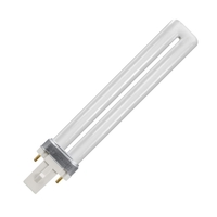 Crompton 9W Cool White 2 Pin Single Turn S G23 Low Energy Bulb