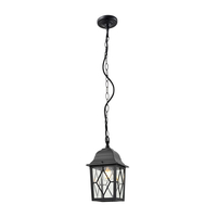 Edit Elgin Outdoor Pendant Porch Lantern - Black