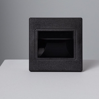 Edit Randy Cool White LED Recessed Wall Light - Black