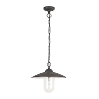 Edit Vigo Pendant Porch Lantern - Matt Black