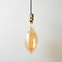 Eglo 8W Very Warm White LED Decorative Filament Large Teardrop Globe Bulb - Screw Cap