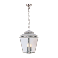 Elstead Mansion House Pendant Porch Lantern - Polished Nickel