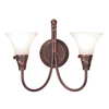 Emily 2 Light Wall Light - Copper