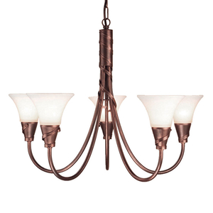 Emily 5 Light Pendant - Copper