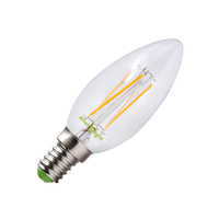 Envirolight 4W Warm White LED Decorative Filament Candle Bulb - Small Screw Cap