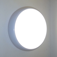Eterna Chara 9W/14W/20W Colour Selectable LED Ceiling & Wall Flush Light with Corridor Function - White