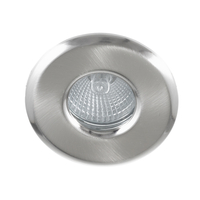 Eterna Fire Rated GU10 Shower Light - Satin Nickel