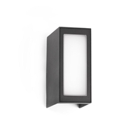 Faro Barcelona Log LED Outdoor Up & Down Wall Light - Dark Grey