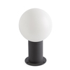 Faro Barcelona Moon Outdoor Pedestal Light - Dark Grey