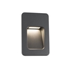 Faro Barcelona Nase-2 LED Recessed Outdoor Wall Light - Dark Grey