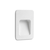 Faro Barcelona Nase-2 LED Recessed Outdoor Wall Light - Matt White
