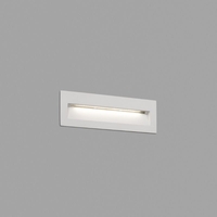 Faro Barcelona Nat LED Recessed Outdoor Wall Light - Matt White