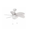 Faro Barcelona Palao Ceiling Fan with Light - White