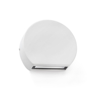 Faro Barcelona Pill LED Outdoor Wall Light - Matt White