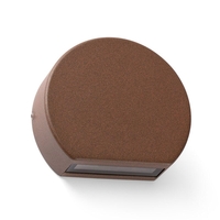 Faro Barcelona Pill LED Outdoor Wall Light - Rust Brown