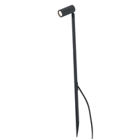 Faro Barcelona Seth LED Tall Garden Spotlight - Matt Black