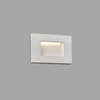 Faro Barcelona Spark-1 LED Recessed Outdoor Wall Light - Matt White