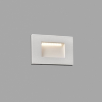 Faro Barcelona Spark-1 LED Recessed Outdoor Wall Light - Matt White