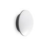 Faro Barcelona Sun LED Outdoor Flush Wall Light - Dark Grey