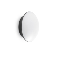 Faro Barcelona Sun LED Outdoor Flush Wall Light - Dark Grey