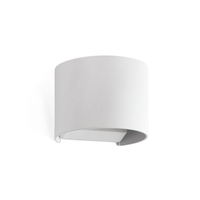 Faro Barcelona Sunset LED Outdoor Up & Down Wall Light - Matt White