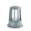 Faro Barcelona Surat Outdoor Pedestal Light - Dark Grey