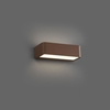 Faro Barcelona Takua LED Outdoor Up & Down Wall Light - Rust Brown