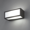Faro Barcelona Tejo Outdoor Flush Wall Light - Dark Grey