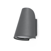 Faro Barcelona Tinia Outdoor Up & Down Wall Light - Dark Grey