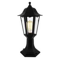 Forum Coastal Bianca Pedestal Light - Black
