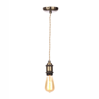 Forum Dale Ceiling Pendant Lamp Holder - Antique Brass