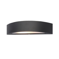 Forum Moku Outdoor Up & Down Wall Light - Black