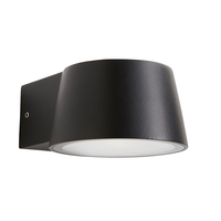 Forum Reims LED Outdoor Wall Light - Black
