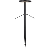 Garden 24 LED Outdoor Bollard Light - Black