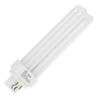 GE 18W Dimmable Cool White 4 Pin Biax-DE G24Q-2 Low Energy Bulb