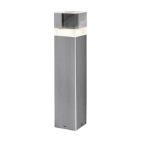 Ledvance Endura Cube 5W Warm White LED Outdoor Short Bollard Light - Stainless Steel
