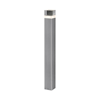 Ledvance Endura Cube 5W Warm White LED Outdoor Tall Bollard Light - Stainless Steel