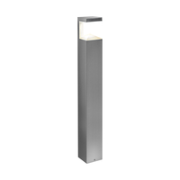 Ledvance Endura Pyramid 8W Warm White LED Outdoor Tall Bollard Light - Stainless Steel