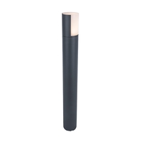 Lutec Cyra Adjustable LED Outdoor Bollard Light - Dark Grey