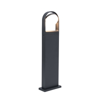 Lutec Fele LED Outdoor Bollard Light - Dark Grey