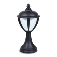 Lutec Unite LED Outdoor Pedestal Light - Black